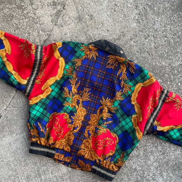 90’s Gallery Sport abstract plaid windbreaker - Picture 3 of 3
